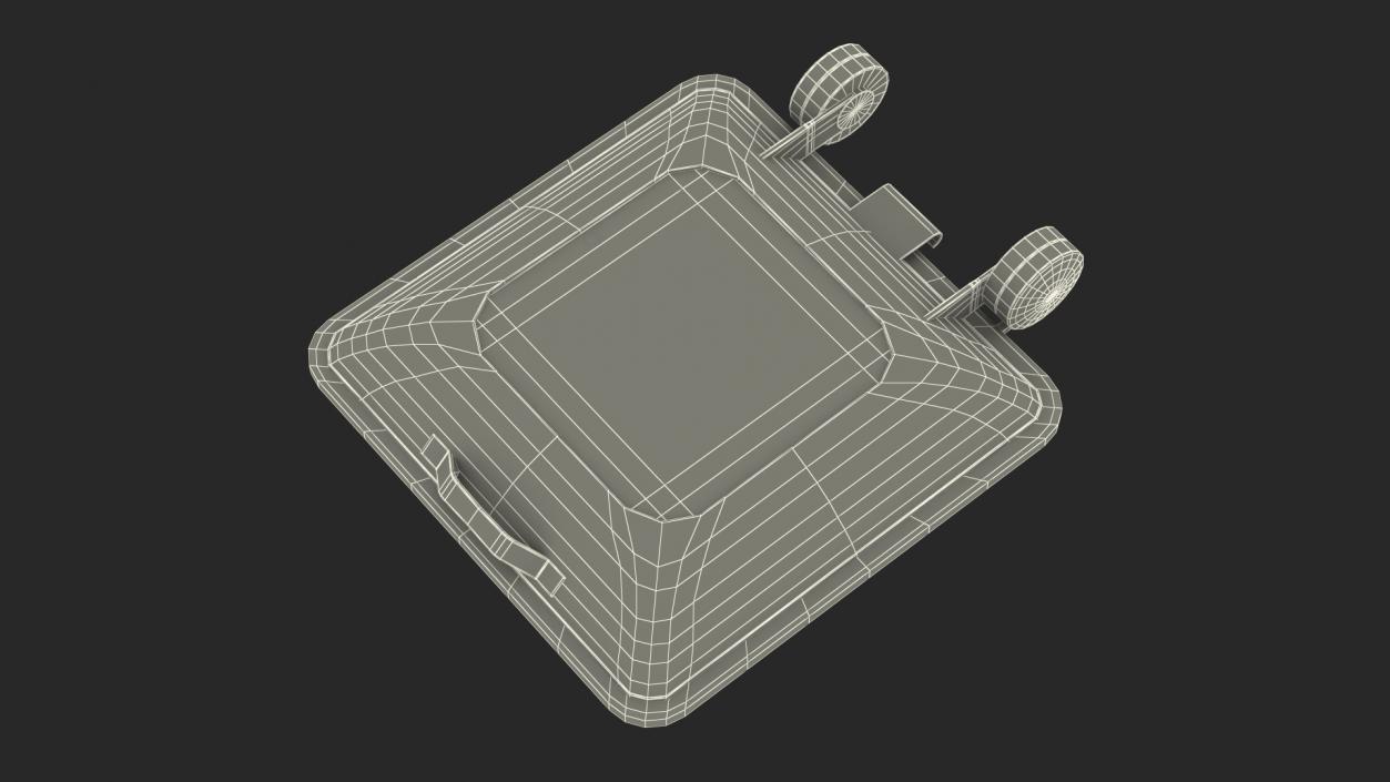 3D Square Induction Chafer with Glass Top model