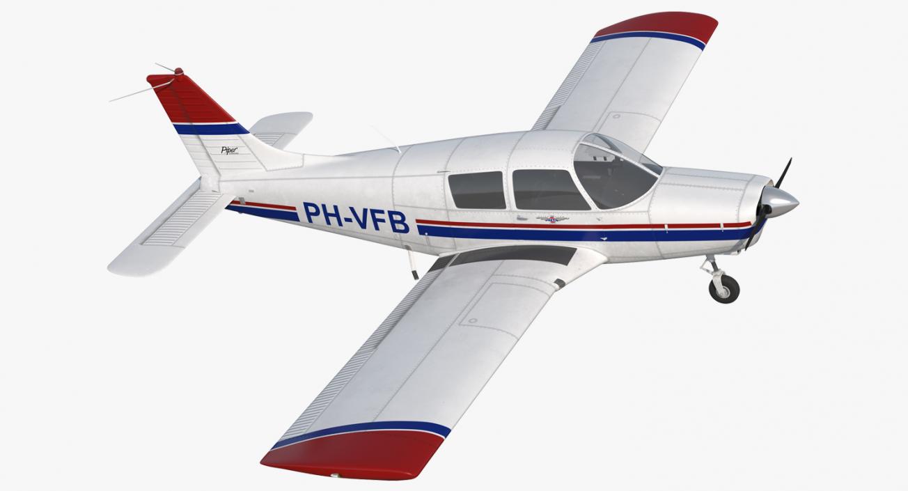 Private Aircraft Piper PA-28 Cherokee 3D