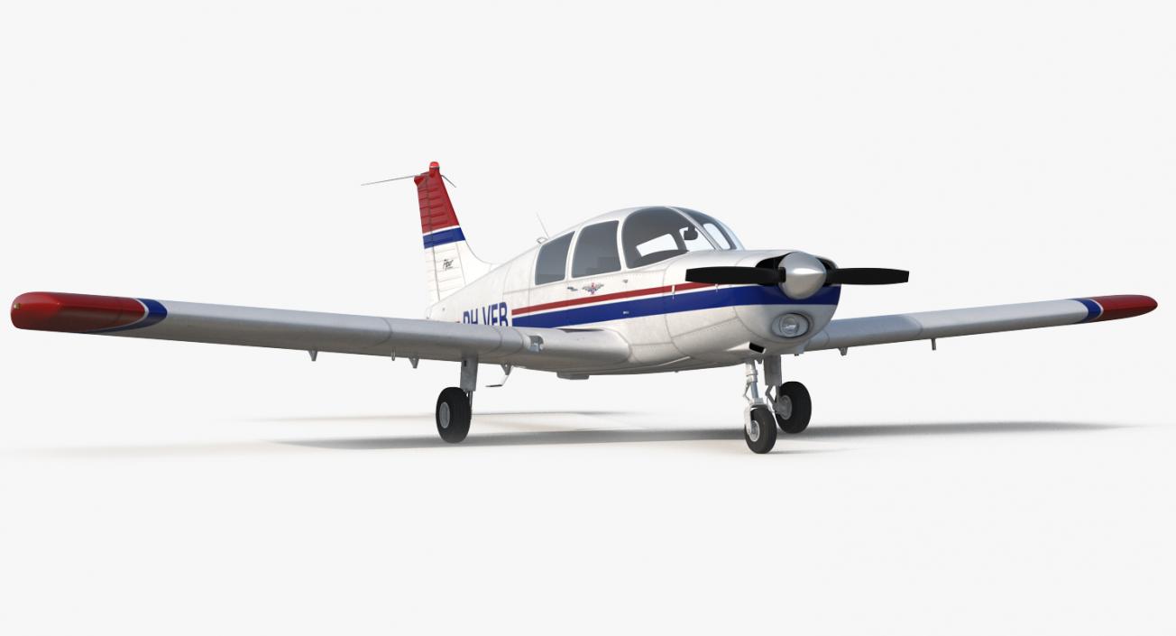 Private Aircraft Piper PA-28 Cherokee 3D