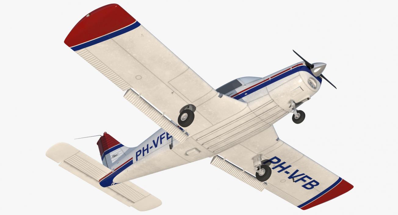 Private Aircraft Piper PA-28 Cherokee 3D