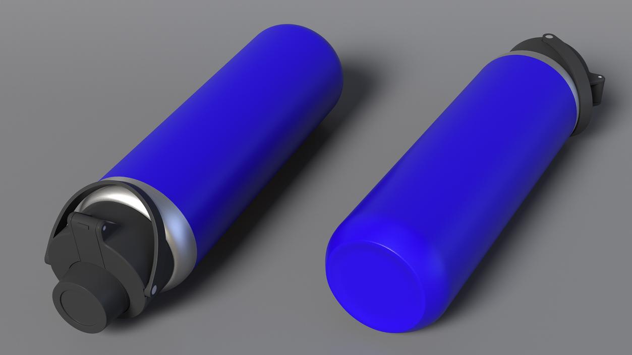 Sports Bottle Blue Close 3D model