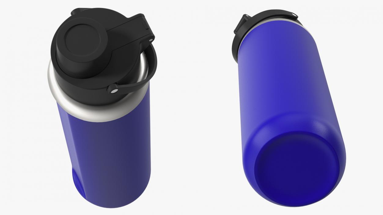 Sports Bottle Blue Close 3D model