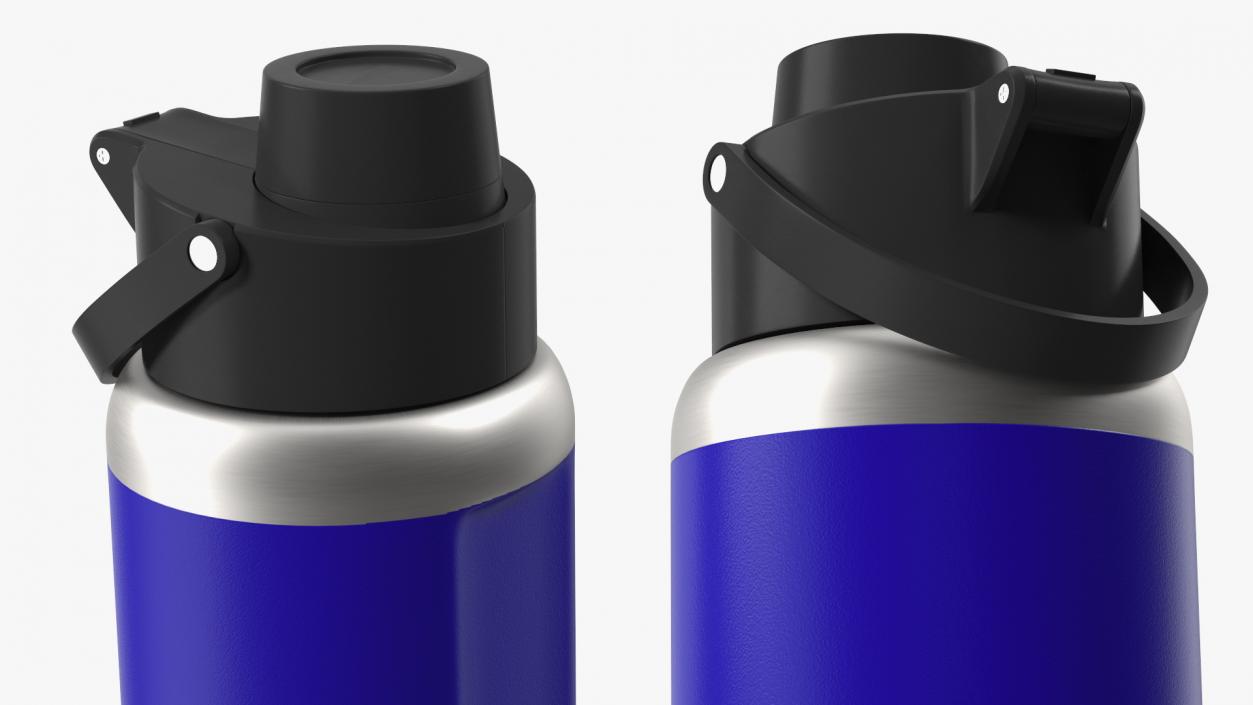 Sports Bottle Blue Close 3D model