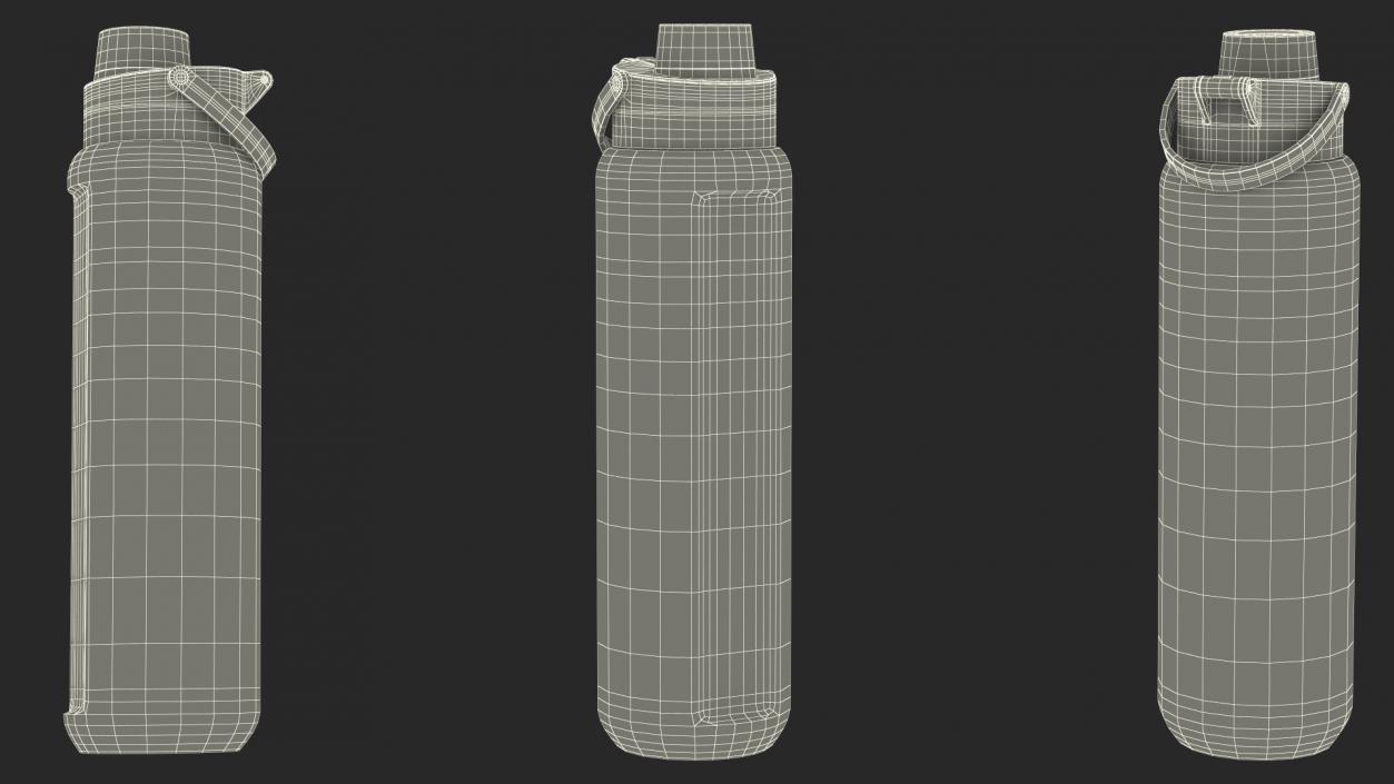 Sports Bottle Blue Close 3D model