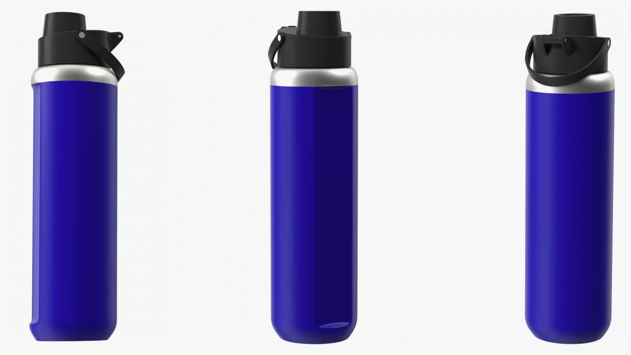 Sports Bottle Blue Close 3D model