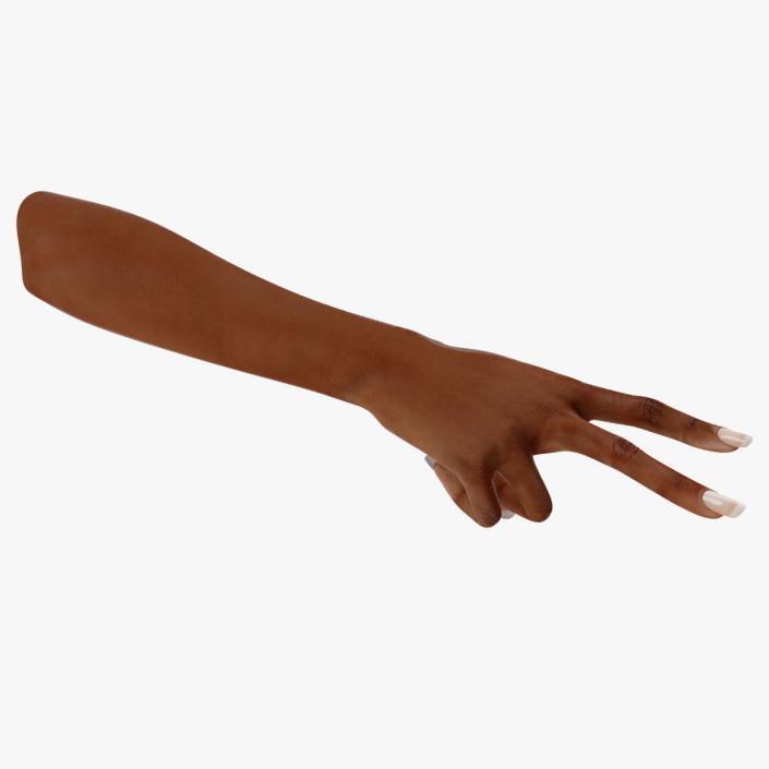 3D model Hand of African Female Victory Sign Pose