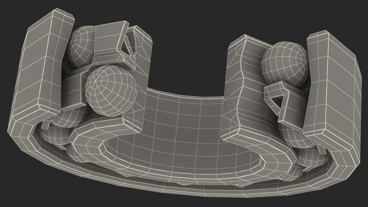 Roller Bearings Cut Inside Collection 3D