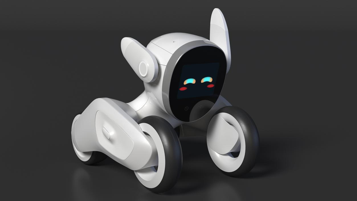 Sad Robot Toy Loona Smart Petbot 3D