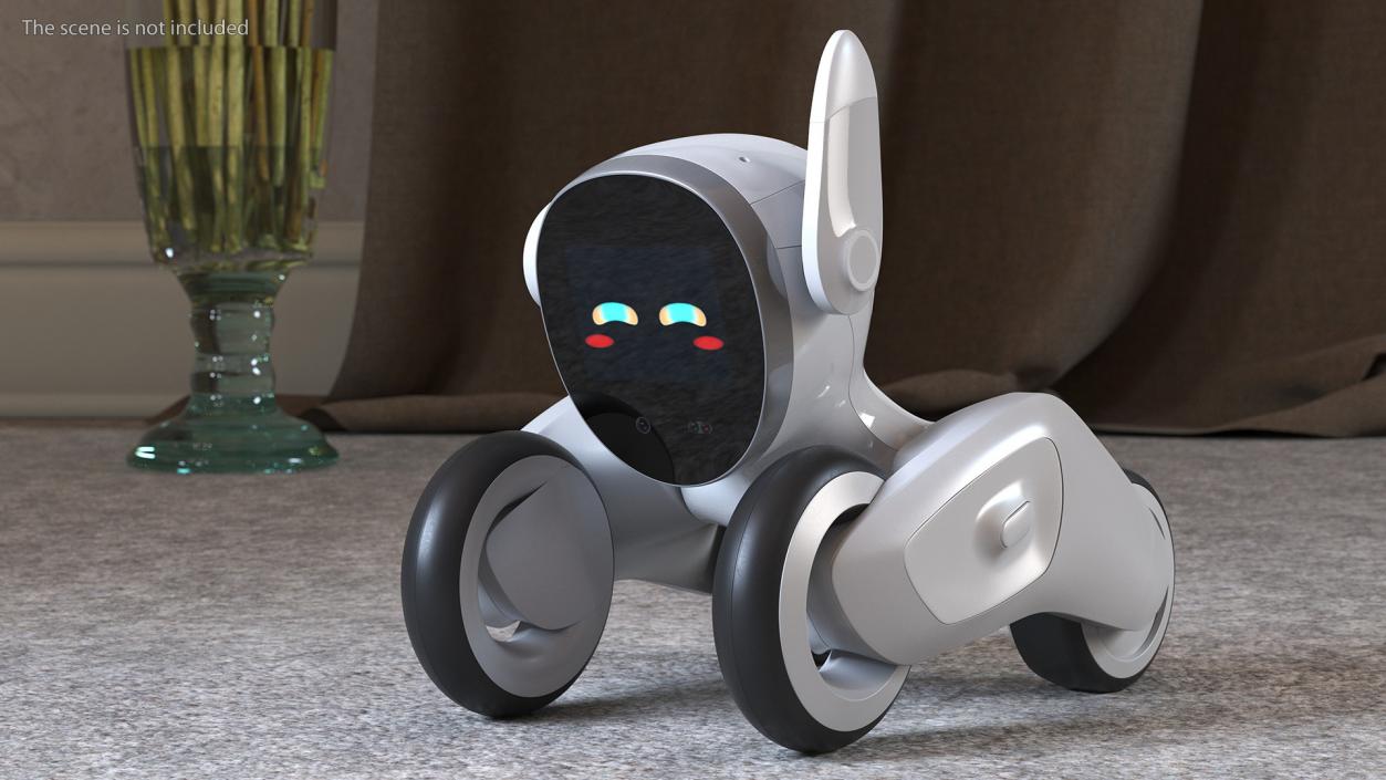 Sad Robot Toy Loona Smart Petbot 3D