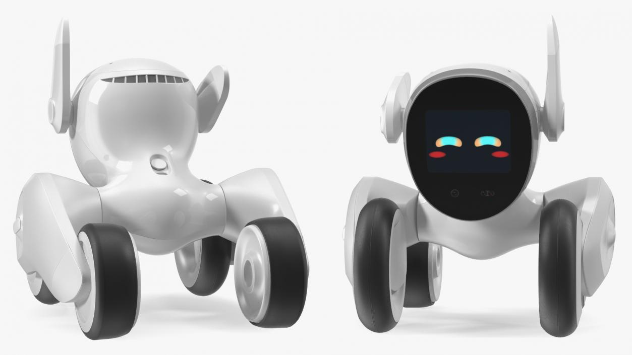 Sad Robot Toy Loona Smart Petbot 3D