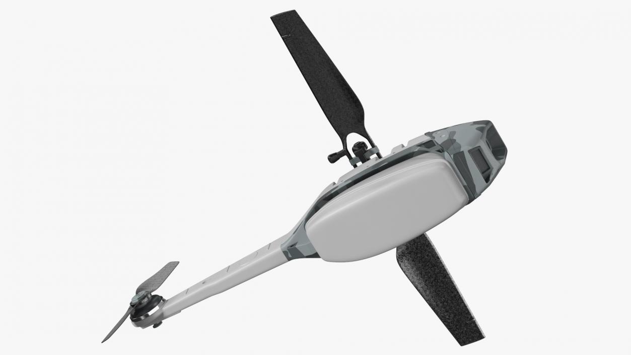 3D Nano Helicopter UAV Rigged