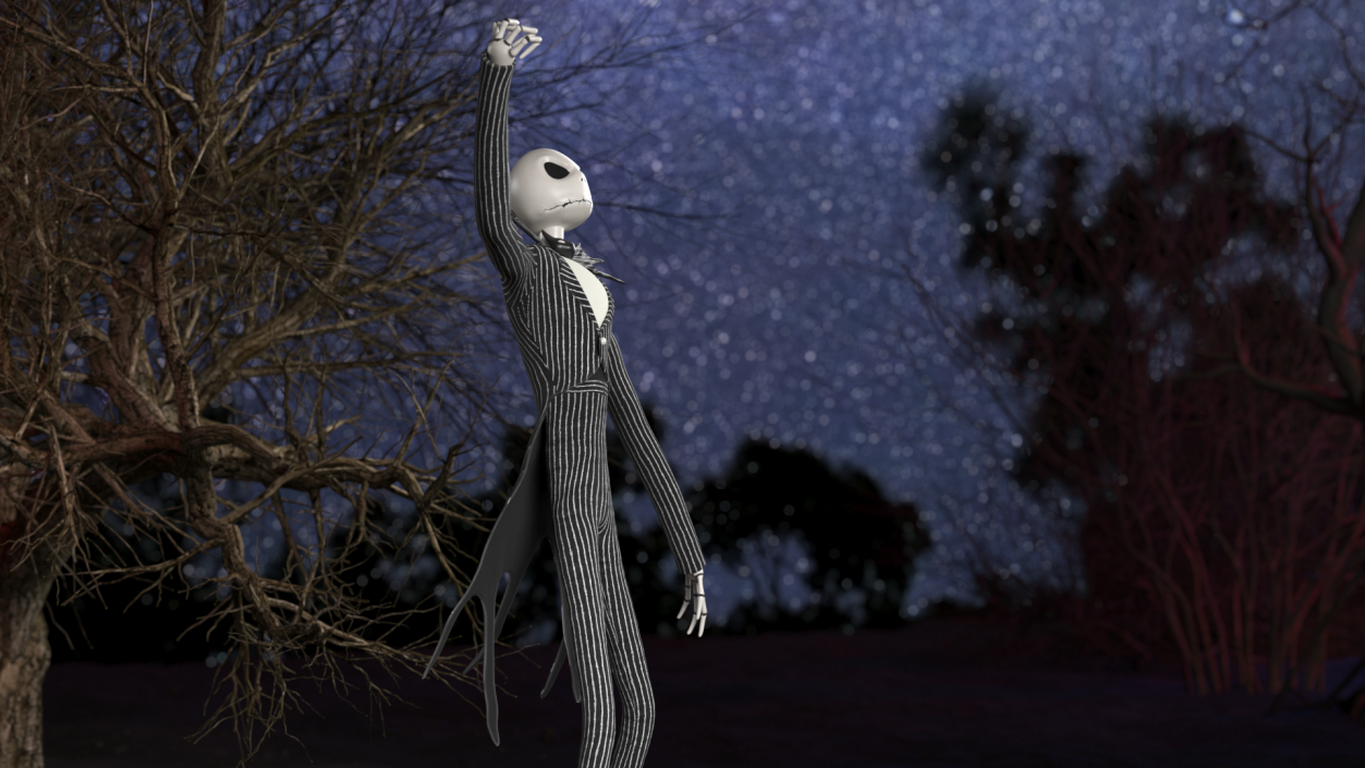 Angry Jack Skellington Character 3D