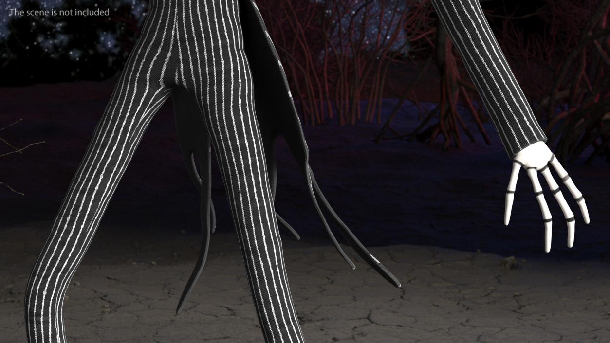 Angry Jack Skellington Character 3D