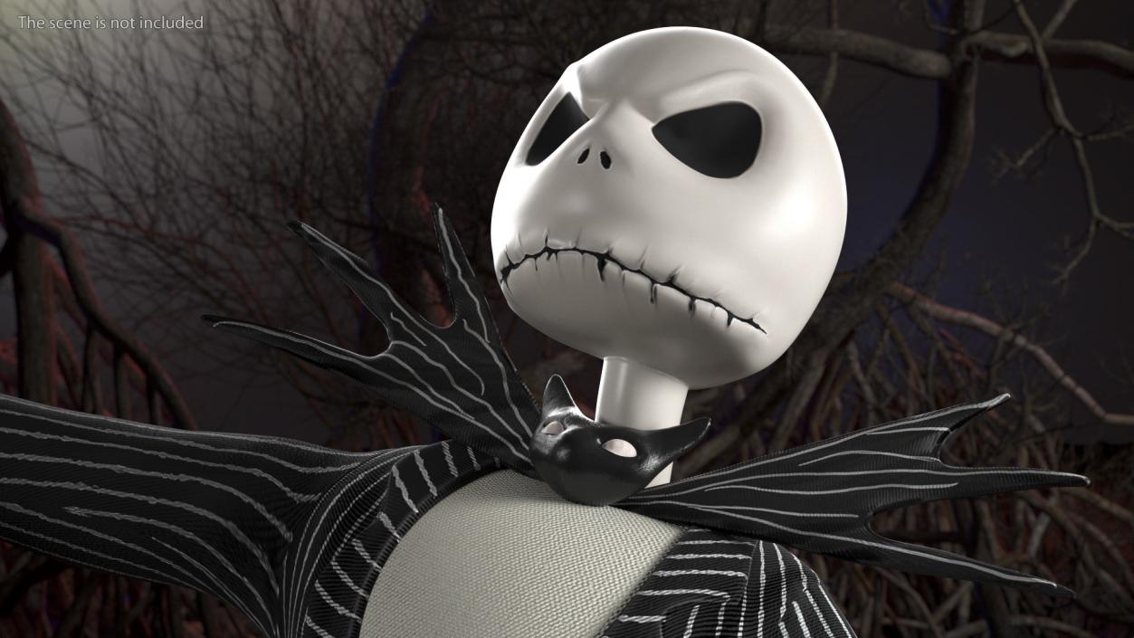 Angry Jack Skellington Character 3D