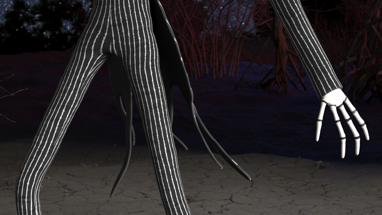 Angry Jack Skellington Character 3D