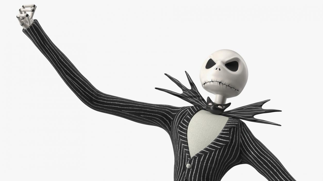 Angry Jack Skellington Character 3D