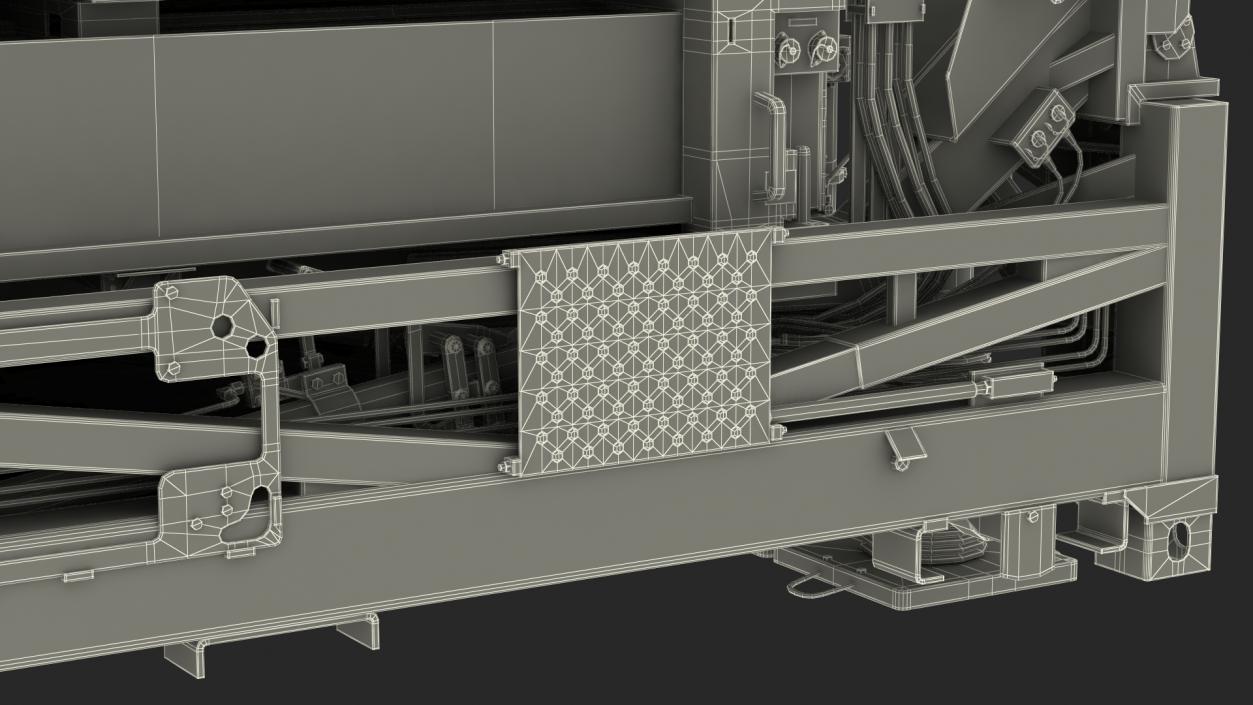 3D Iron Dome Mobile Air Defense System Folded Position