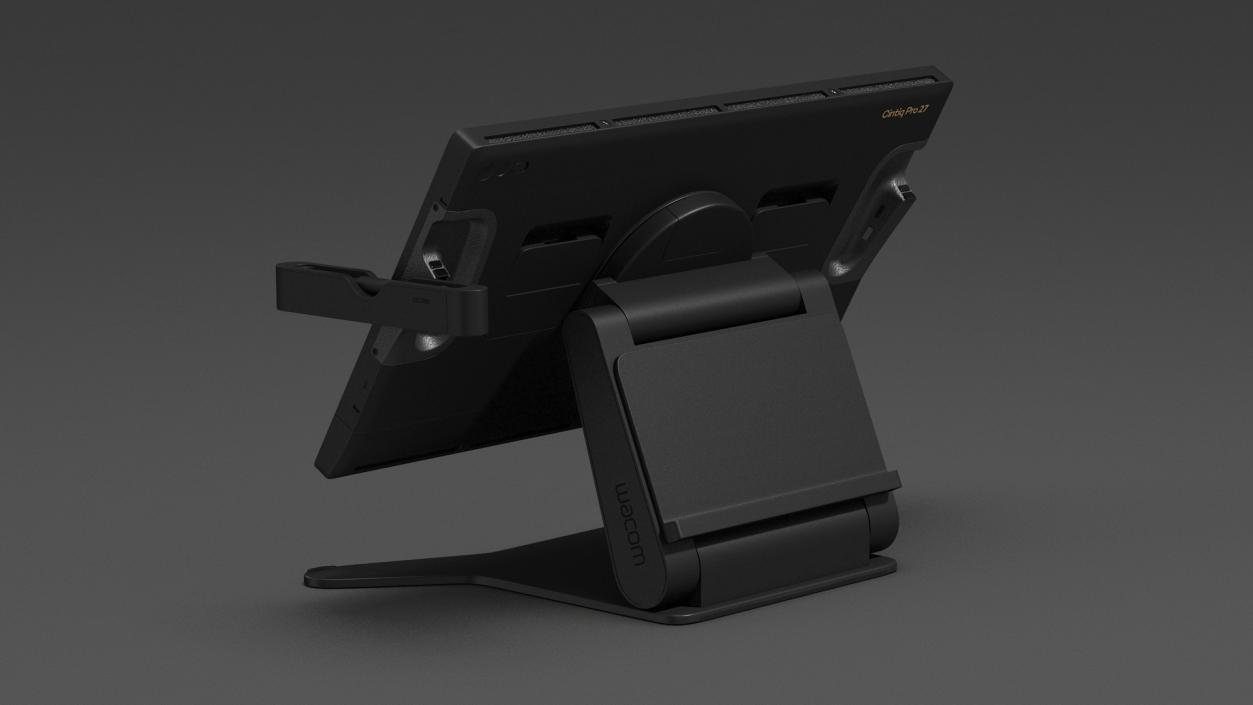 3D model Wacom Cintiq Pro 27 with 2D Program