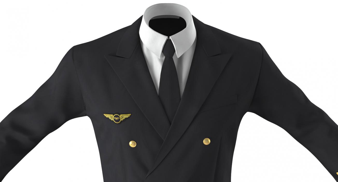 Airline Pilot and Stewardess Collection 3D model