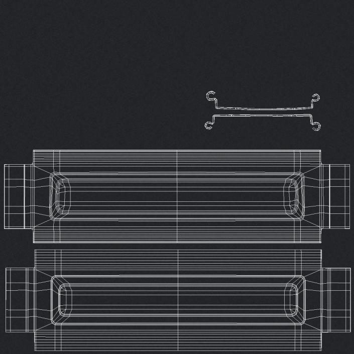 3D Market Service Cart with Crates