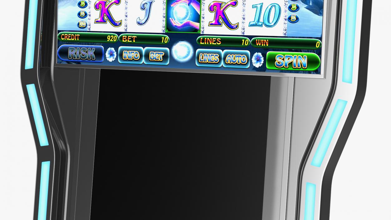 Casino Slot Machine Display 3D