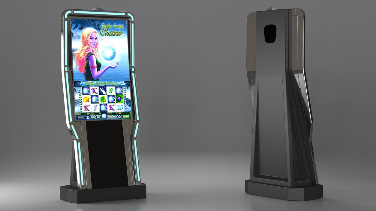 Casino Slot Machine Display 3D