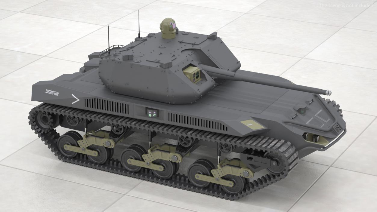 3D Ripsaw M5 Electric Tank model