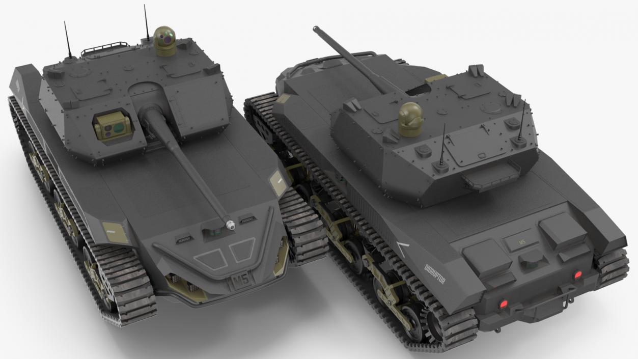 3D Ripsaw M5 Electric Tank model