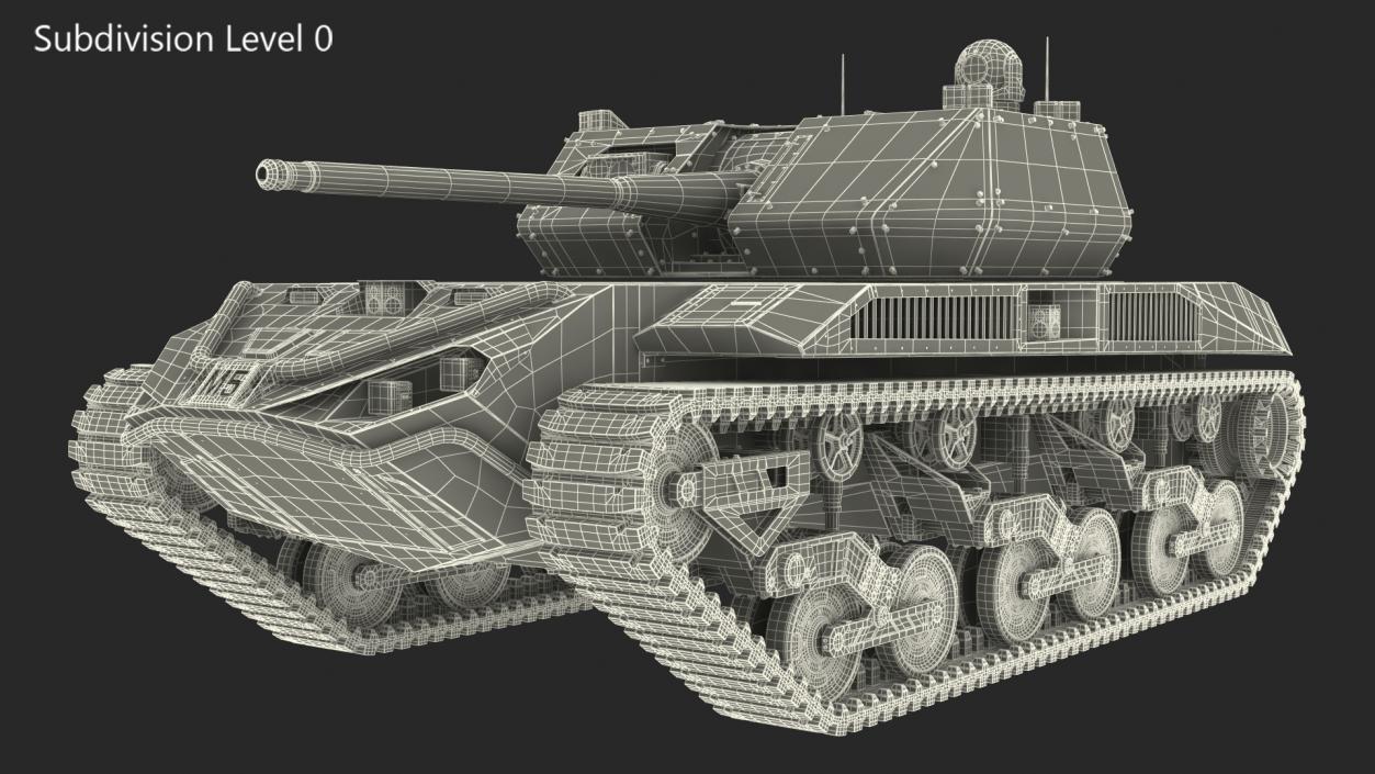 3D Ripsaw M5 Electric Tank model