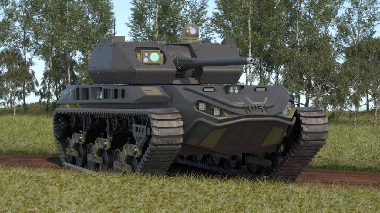 3D Ripsaw M5 Electric Tank model