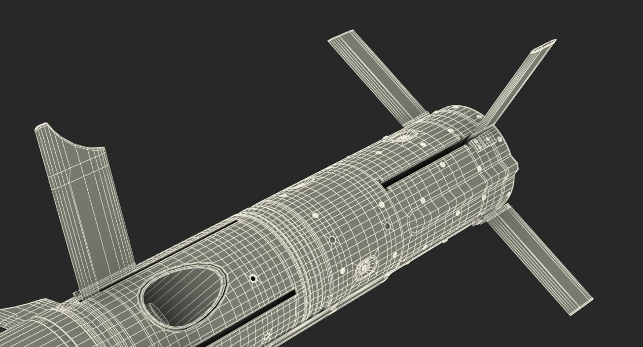 3D BGM 71c TOW Missile Rigged