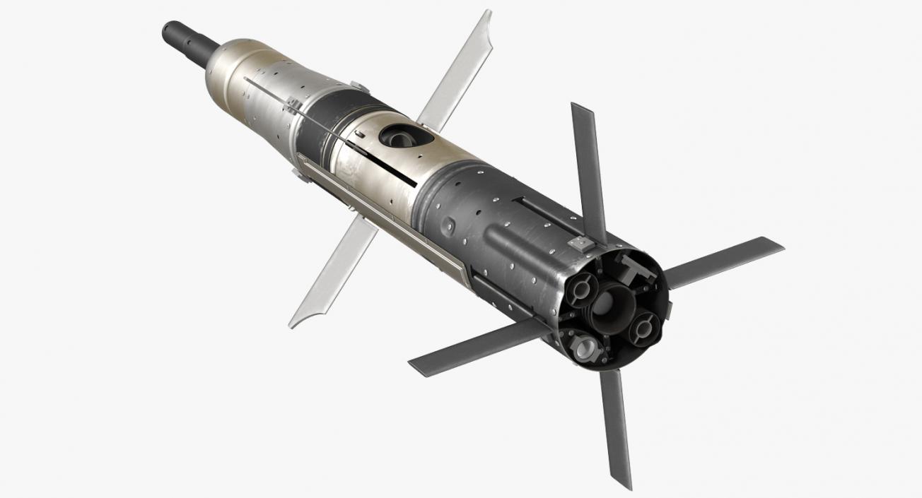 3D BGM 71c TOW Missile Rigged