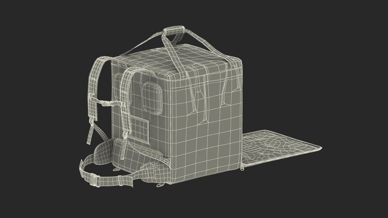 Delivery Bag Hendi Open Black 3D model