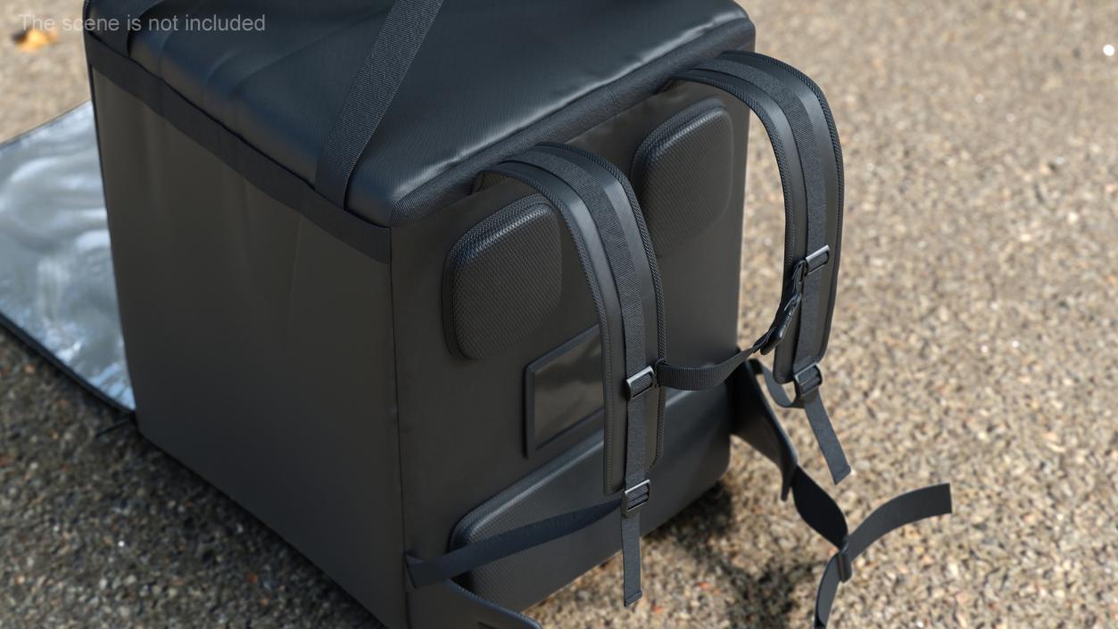 Delivery Bag Hendi Open Black 3D model