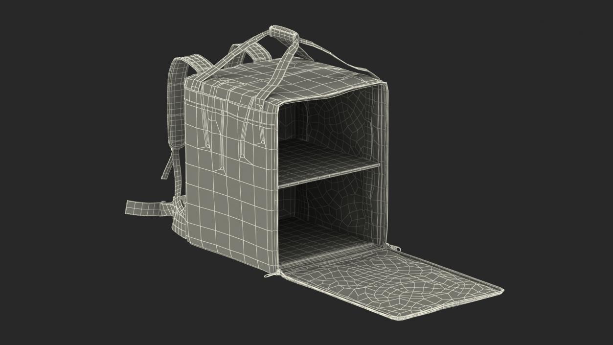 Delivery Bag Hendi Open Black 3D model