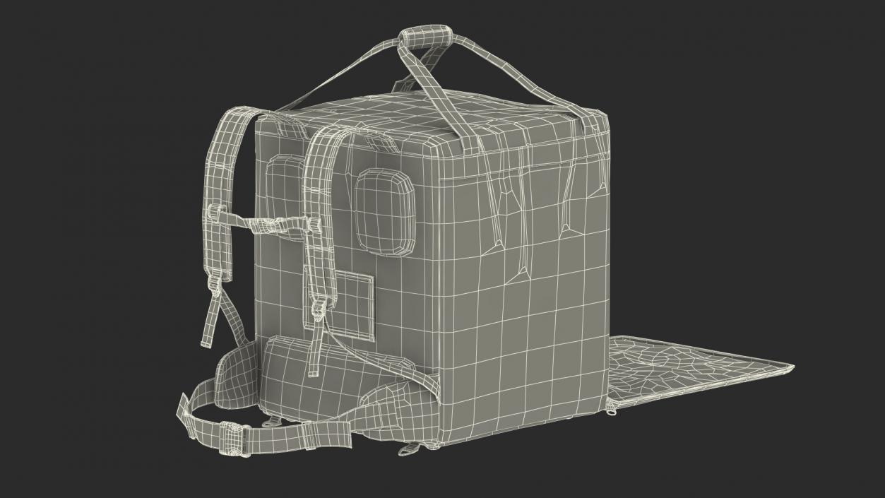 Delivery Bag Hendi Open Black 3D model