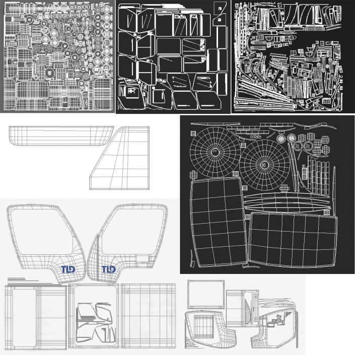 3D Passenger Steps Car TLD ABS 580