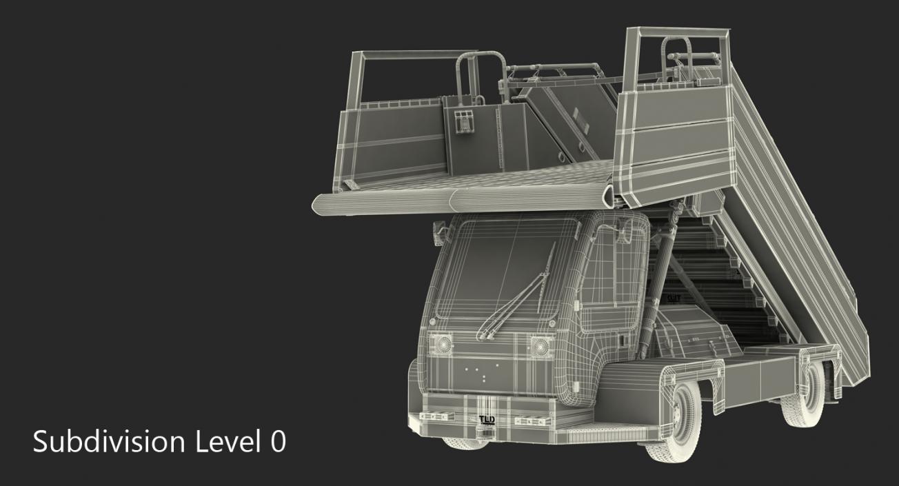 3D Passenger Steps Car TLD ABS 580