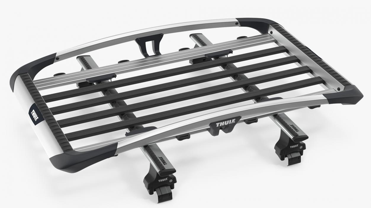 3D model Thule Trail XTL Roof Basket with Wingbar