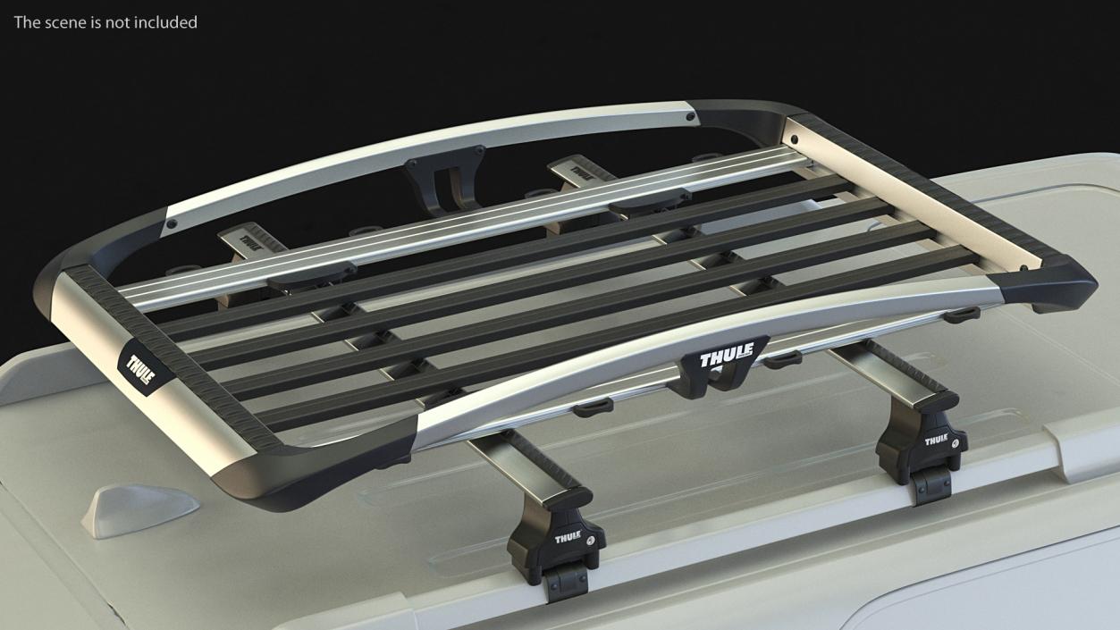 3D model Thule Trail XTL Roof Basket with Wingbar