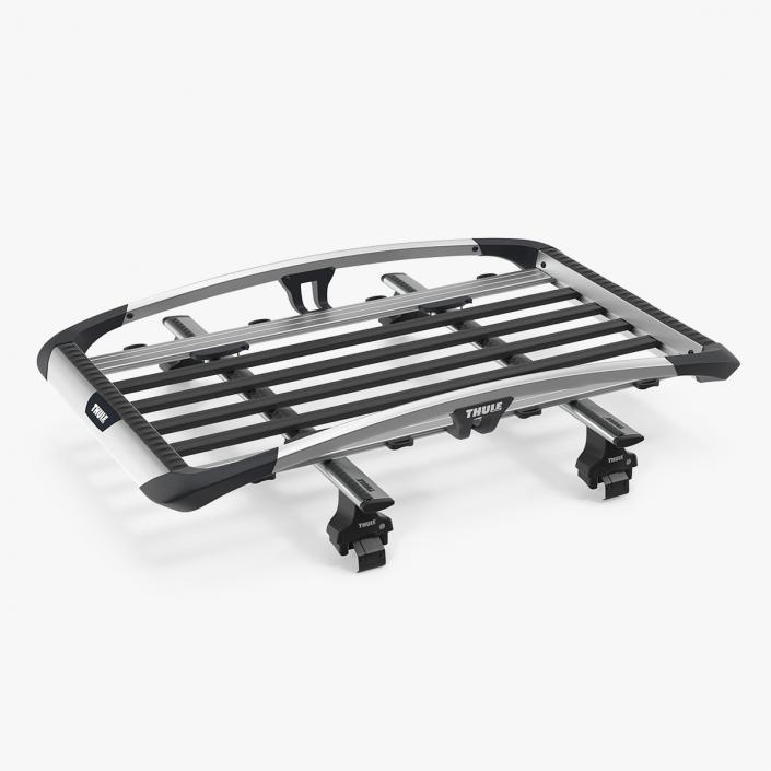 3D model Thule Trail XTL Roof Basket with Wingbar