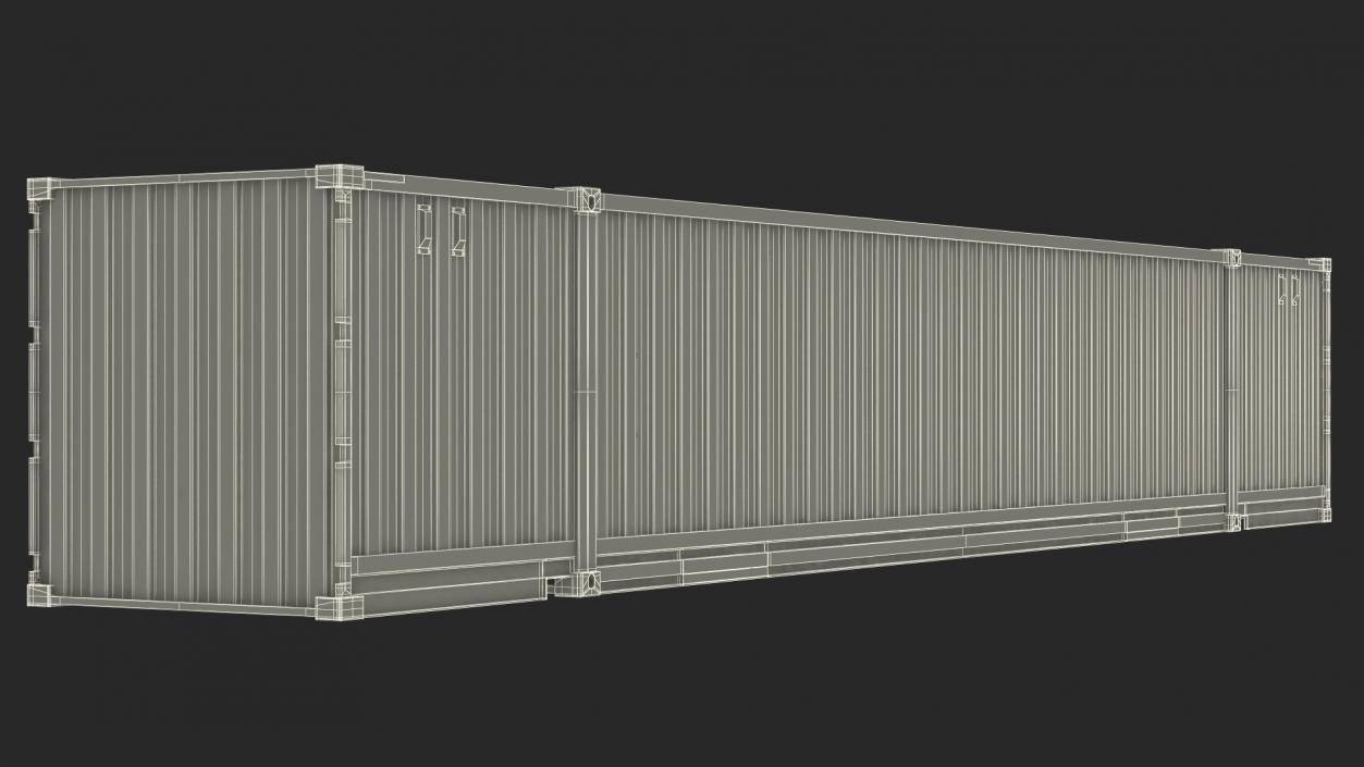 53 Foot High Cube Container 3D