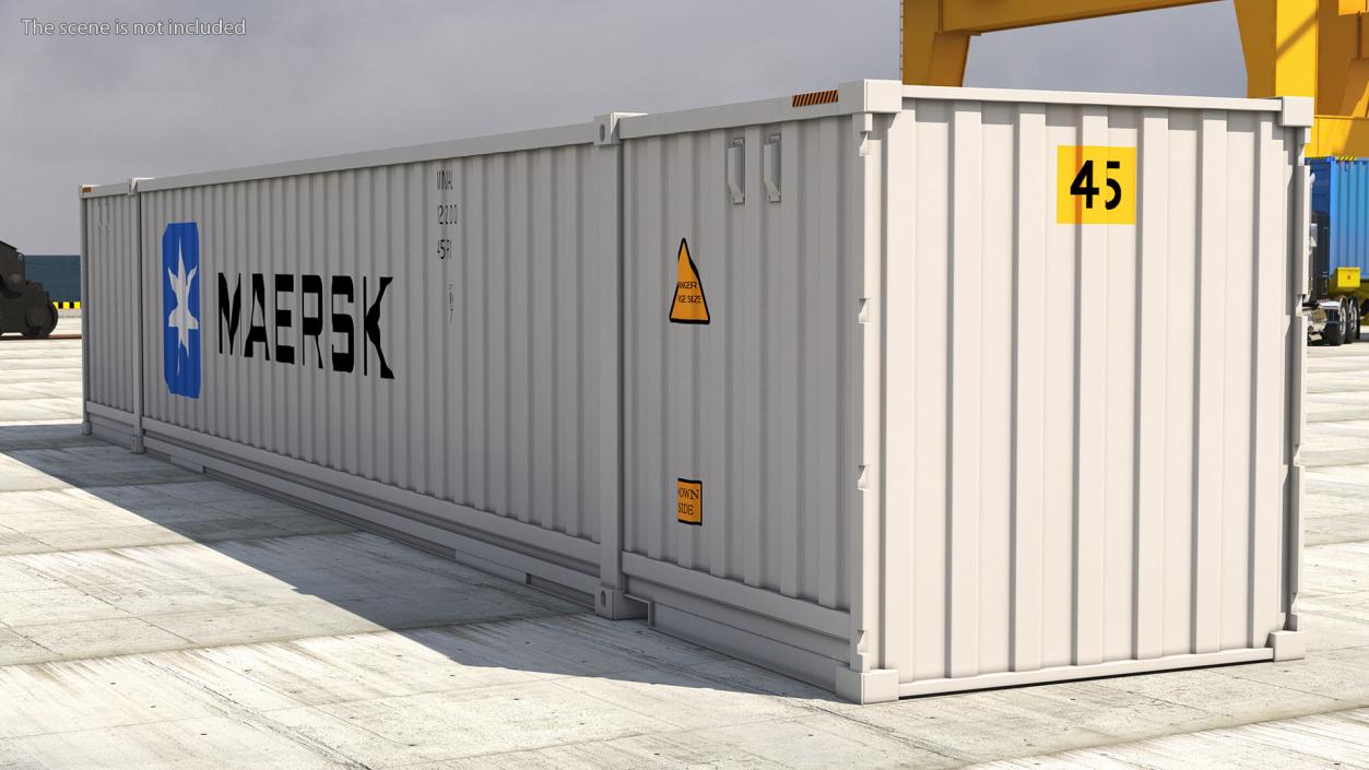 53 Foot High Cube Container 3D