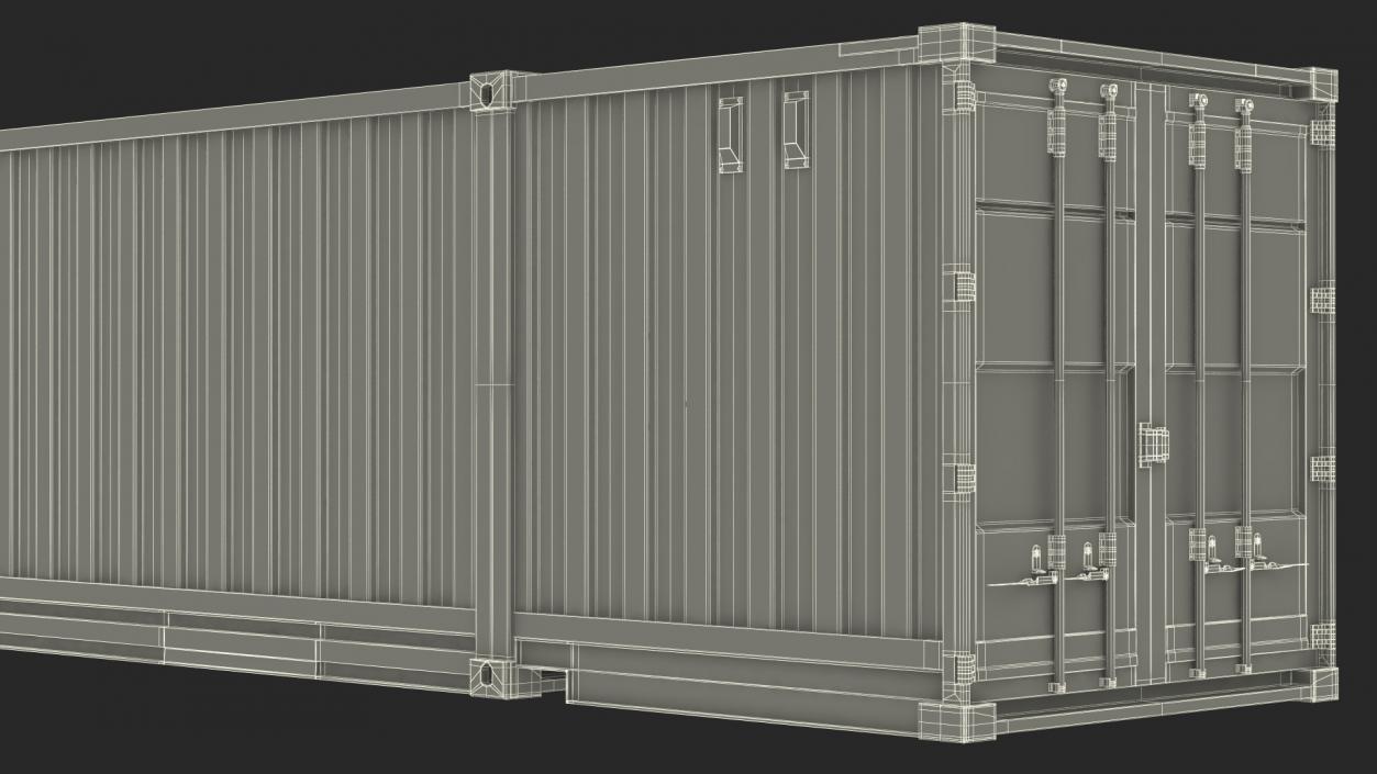 53 Foot High Cube Container 3D