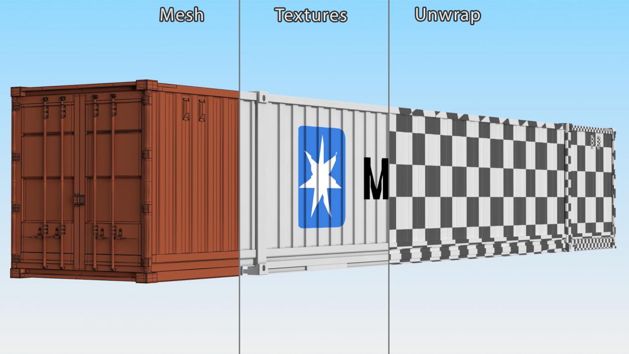 53 Foot High Cube Container 3D