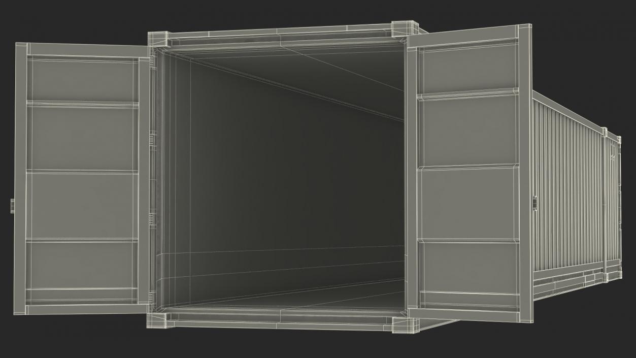 53 Foot High Cube Container 3D