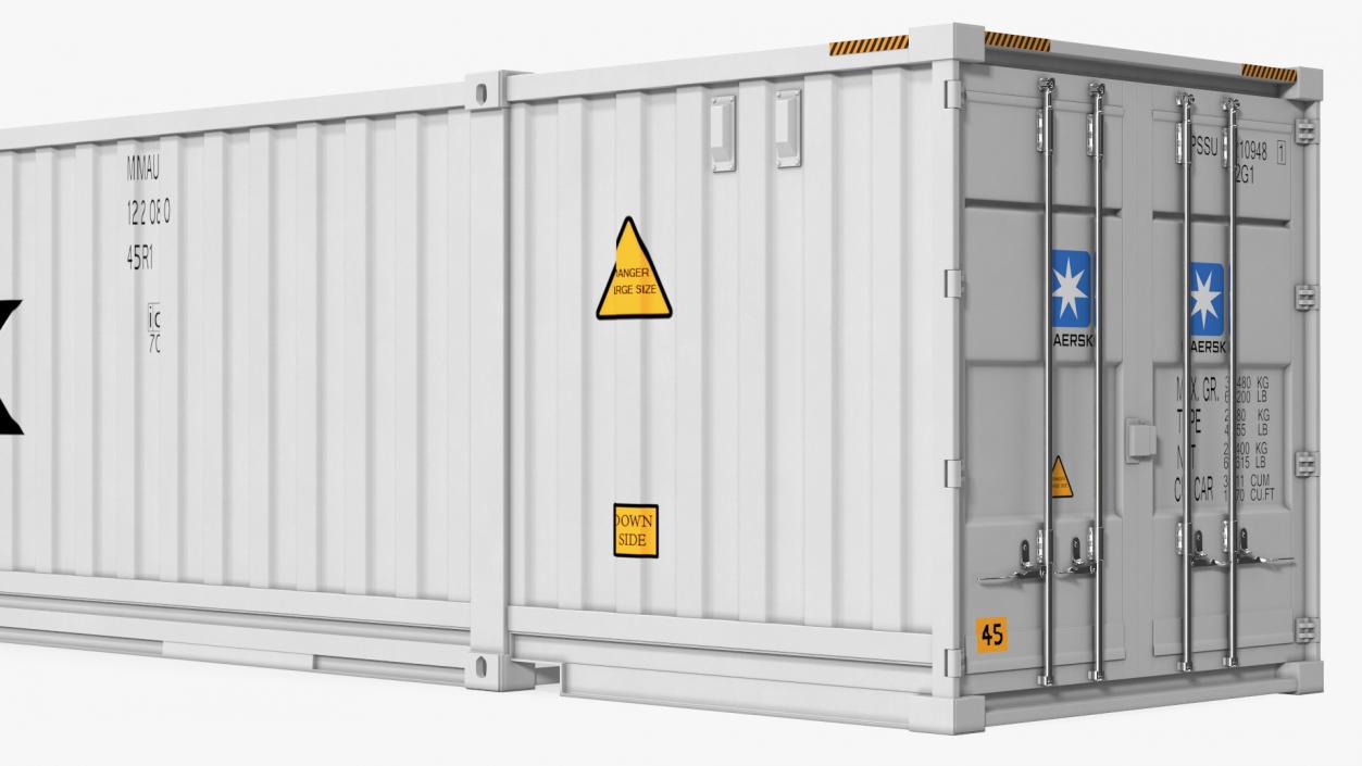 53 Foot High Cube Container 3D