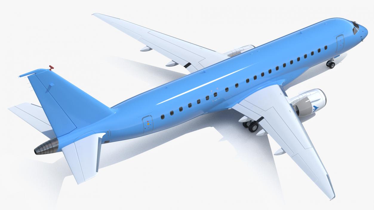 Commercial Airliner Generic Rigged 3D model