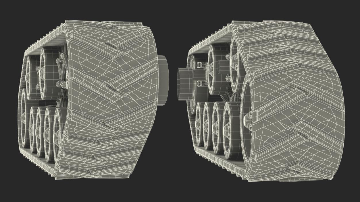 3D Polar Engine Track model