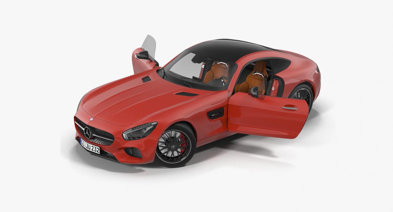 3D Mercedes Benz Cars Rigged Collection